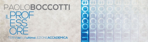 27 ottobre Ultima lezione del prof. Paolo Boccotti