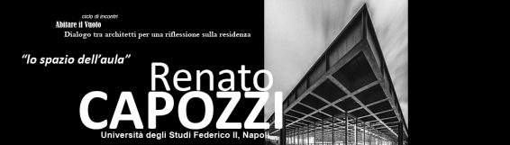 5 giugno Incontro "Lo spazio dellaula con Renato Capozzi