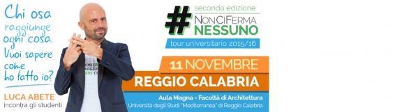 11 novembre #noncifermanessuno tour a Reggio Calabria