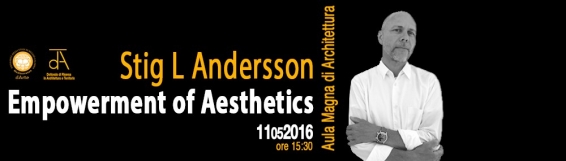 11 maggio Incontro con Stig L. Andersson, Empowerment of Aesthetics