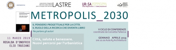 11 marzo Metropolis_2030. Il pensiero progettuale per la città. Il ruolo della ricerca che diventa libro