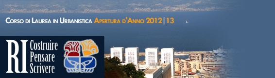 CdL Urbanistica - Apertura d'Anno 2012/13