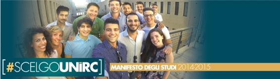 Manifesto degli studi per l'anno accademico 2014-2015