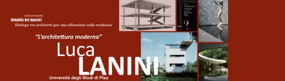 29 maggio Dialogo tra architetti per una riflessione sulla residenza: Luca Lanini