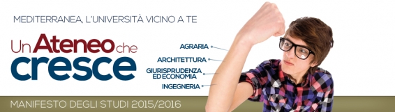 Manifesto degli studi per l'anno accademico 2015/2016