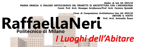 3 marzo Conferenza di Raffaella Neri - I luoghi dellAbitare