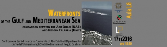 17 novembre Incontro Waterfronts of the Gulf and Mediterranean Sea