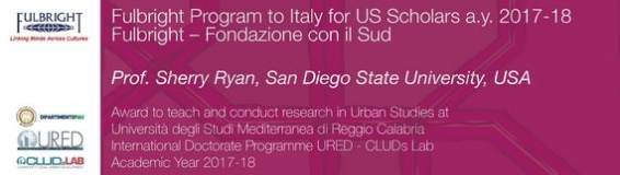 Riconoscimento Internazionale per Il Dipartimento PAU - Fullbright - Fondazione con il Sud Visiting Scholarship