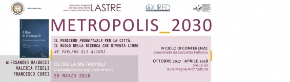 20 marzo METROPOLIS_2030. Conferenza di Alessandro Balducci