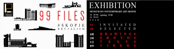 22 giugno MoCa di Skopje: inaugurazione mostra 99FILES