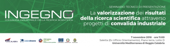 7 novembre Presentazione di INGEGNO