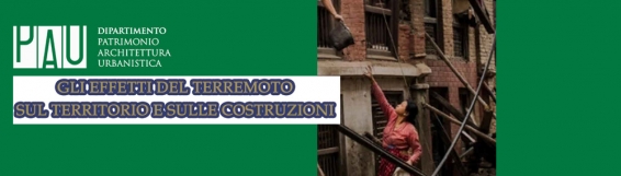 13 marzo Seminario Gli effetti del terremoto sul territorio e sulle costruzioni