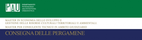 10 maggio  Cerimonia consegna pergamene Master PAU - Economia dello Sviluppo e Consulente tecnico in ambito giudiziario