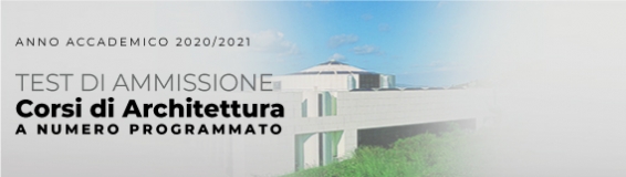 Test di ammissione ad Architettura a.a. 2020/2021